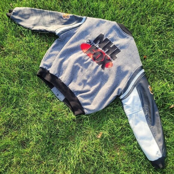 Vintage 90s NHL on Fox Letterman Jacket